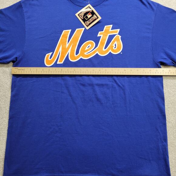 Majestic New York Mets Gary Carter 8 Mens XL MLB Coopers Town Collection T Shirt - Picture 5 of 5
